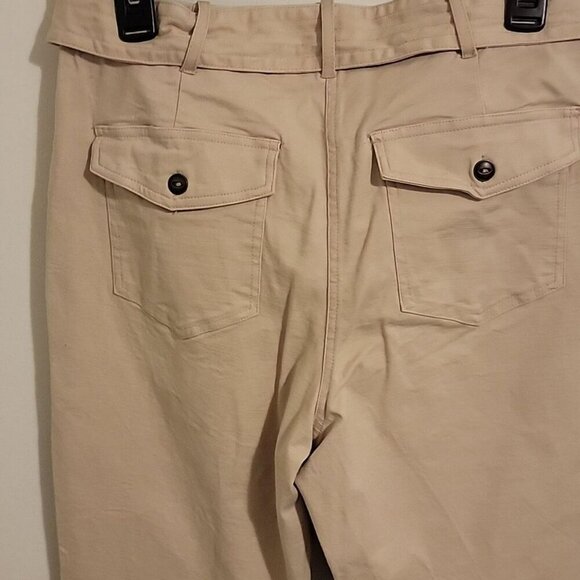 Fever Khaki Tie Waist Joggers Size 8 Excellent Condition - Picture 4 of 4